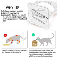 Miska dla psa podwyższone wysokości regulowane bambusowe naczynia spożywcze i wodne drewniany stojak szczeniak zwierze domowe kot pielęgnacja skóry szyi podnieś stojak miska 4